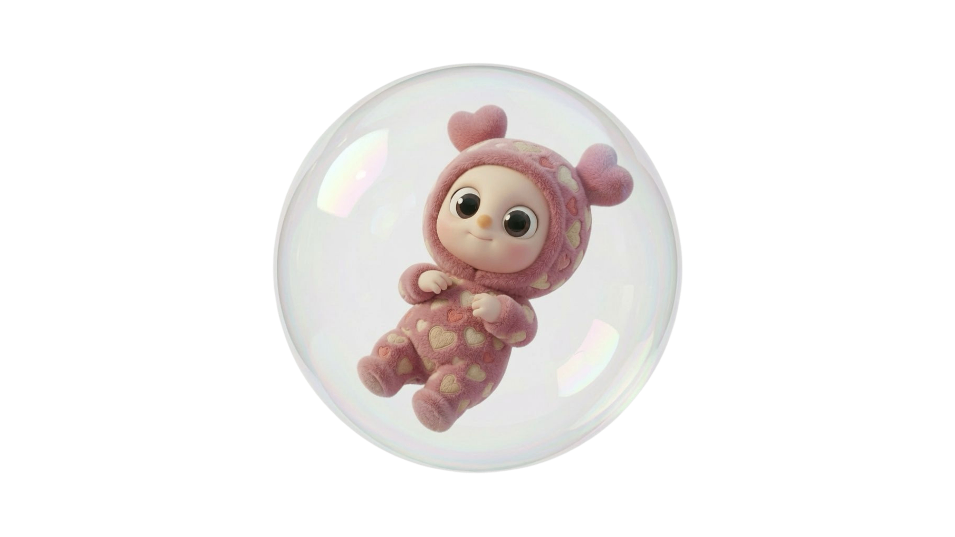 biio character meditating inside a bubble
